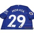 Photo4: Chelsea 2018-2019 Home Shirt #29 Alvaro Morata  (4)