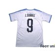 Photo2: Uruguay 2019 Away Shirt #9 Luis Suarez w/tags (2)