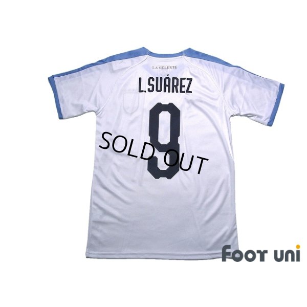 Photo2: Uruguay 2019 Away Shirt #9 Luis Suarez w/tags