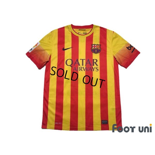 Photo1: FC Barcelona 2013-2014 Away Shirt #11 Neymar JR LFP Patch/Badge