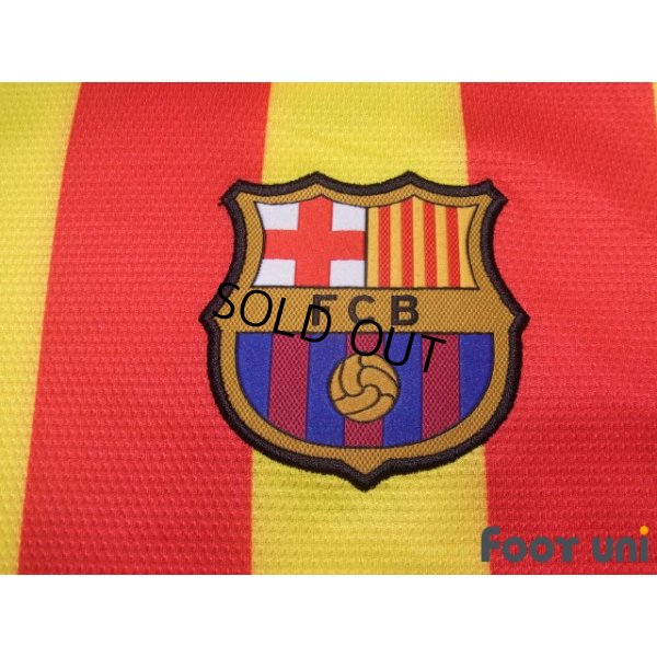 Photo6: FC Barcelona 2013-2014 Away Shirt #11 Neymar JR LFP Patch/Badge