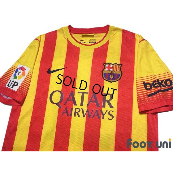 Photo3: FC Barcelona 2013-2014 Away Shirt #11 Neymar JR LFP Patch/Badge