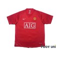 Photo1: Manchester United 2007-2009 Home Shirt (1)