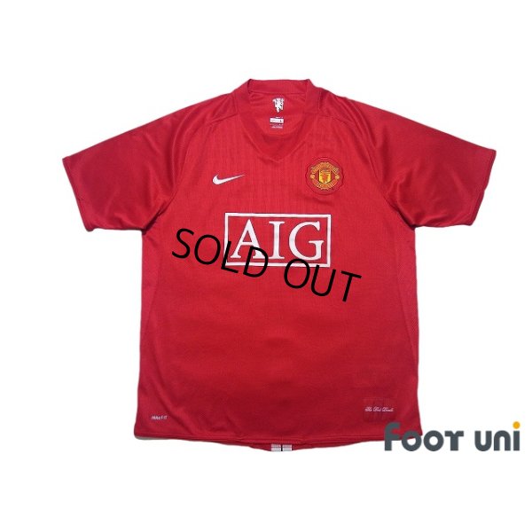 Photo1: Manchester United 2007-2009 Home Shirt