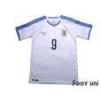 Photo1: Uruguay 2019 Away Shirt #9 Luis Suarez w/tags (1)