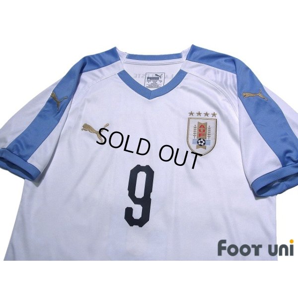 Photo3: Uruguay 2019 Away Shirt #9 Luis Suarez w/tags
