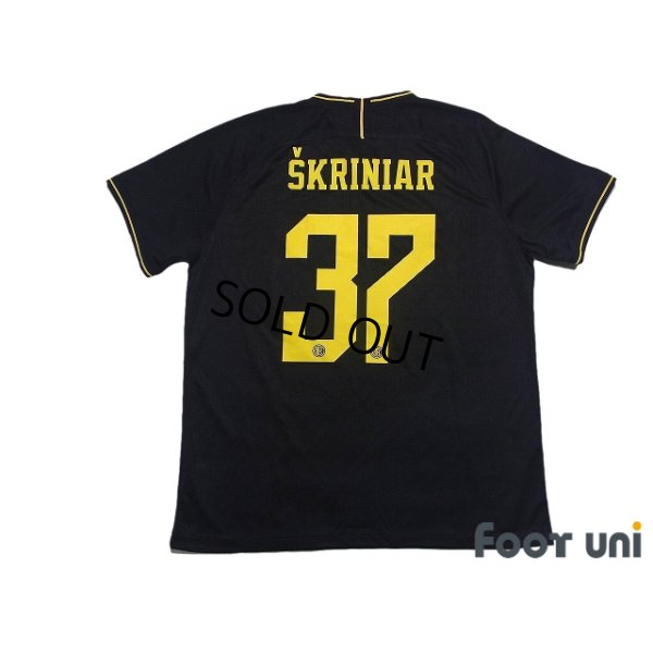 Photo2: Inter Milan 2019-2020 Third Shirt #37 Milan Skriniar w/tags