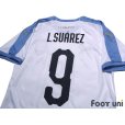 Photo4: Uruguay 2019 Away Shirt #9 Luis Suarez w/tags (4)