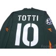Photo4: AS Roma 2004-2005 Third Long Sleeve Shirt #10 Francesco Totti Champions League Patch/Badge w/tags