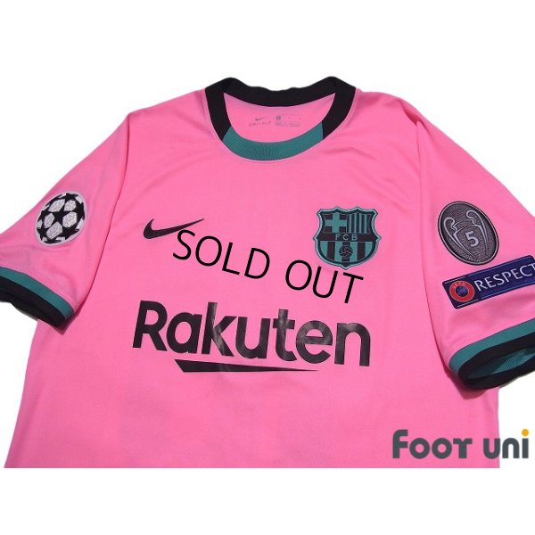 Photo3: FC Barcelona 2020-2021 Third Shirt #10 Messi Champions League Patch/Badge