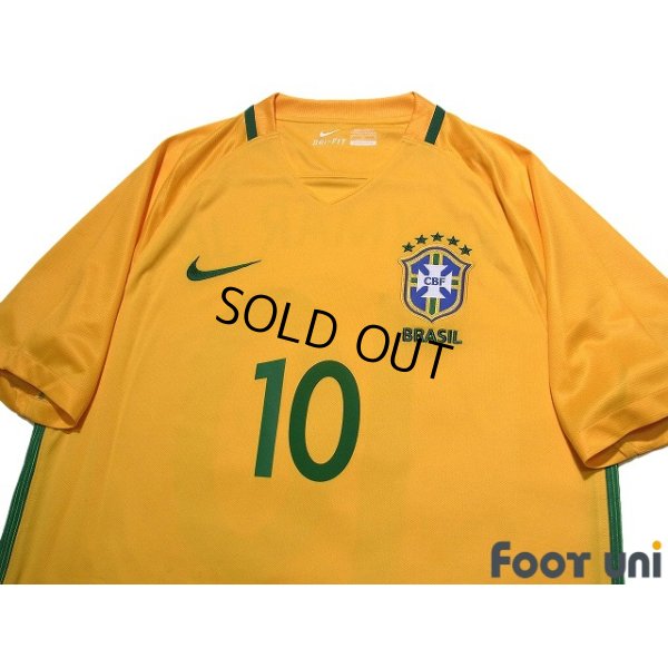 Photo3: Brazil 2016 Home Shirt #10 Neymar Jr w/tags