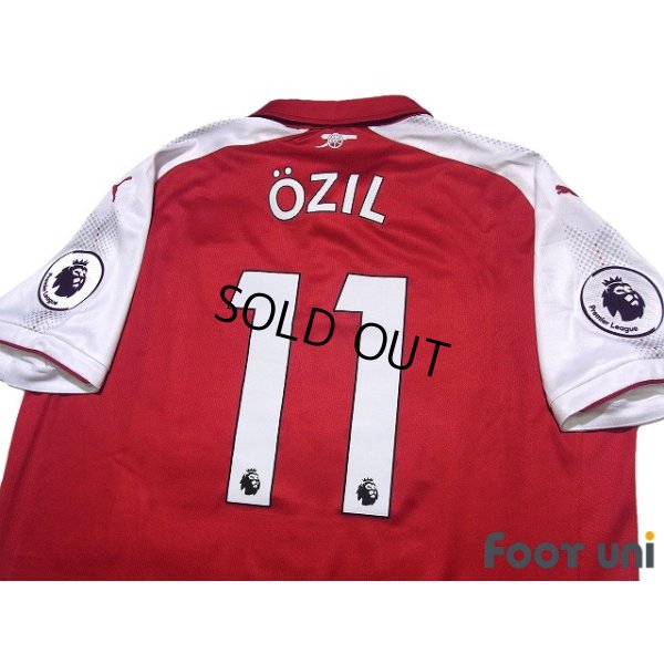 Photo4: Arsenal 2017-2018 Home Shirt #11 Mesut Ozil Premier League Patch/Badge