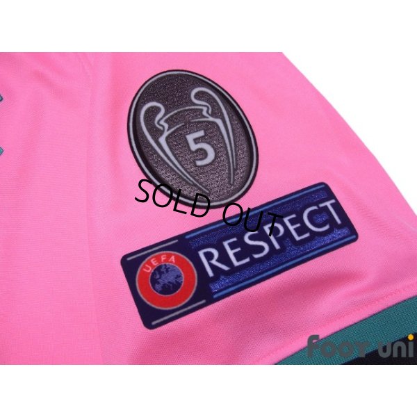 Photo7: FC Barcelona 2020-2021 Third Shirt #10 Messi Champions League Patch/Badge