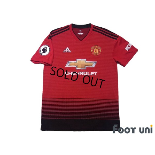 Photo1: Manchester United 2018-2019 Home Shirt #10 Rashford Premier League Patch/Badge w/tags