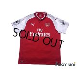 Arsenal 2017-2018 Home Shirt #11 Mesut Ozil Premier League Patch/Badge