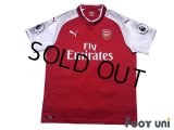 Arsenal 2017-2018 Home Shirt #11 Mesut Ozil Premier League Patch/Badge