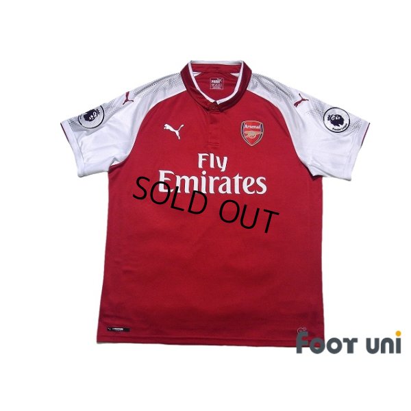 Photo1: Arsenal 2017-2018 Home Shirt #11 Mesut Ozil Premier League Patch/Badge