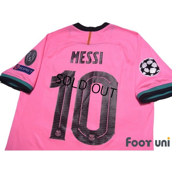 Photo4: FC Barcelona 2020-2021 Third Shirt #10 Messi Champions League Patch/Badge
