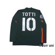 Photo2: AS Roma 2004-2005 Third Long Sleeve Shirt #10 Francesco Totti Champions League Patch/Badge w/tags (2)