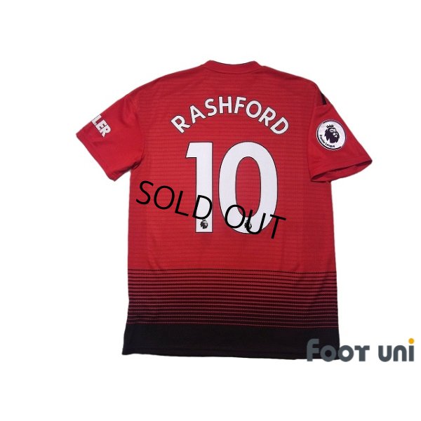 Photo2: Manchester United 2018-2019 Home Shirt #10 Rashford Premier League Patch/Badge w/tags