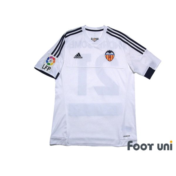 Photo1: Valencia 2015-2016 Home Shirt #21 Andre Gomes LFP Patch/Badge
