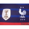 Photo6: France Euro 2020-2021 Home Authentic Shirt #10 Mbappe Shorts Set