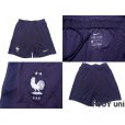 Photo8: France Euro 2020-2021 Home Authentic Shirt #10 Mbappe Shorts Set