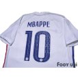 Photo4: France Euro 2020-2021 Away Shirt #10 Mbappe