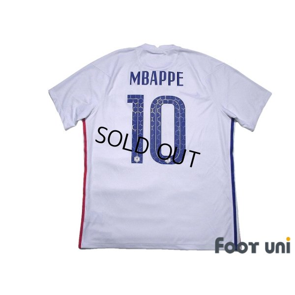 Photo2: France Euro 2020-2021 Away Shirt #10 Mbappe