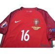 Photo3: Portugal Euro 2016 Home Shirt #16 Renato Sanches UEFA Euro 2016 Patch/Badge