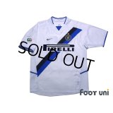 Inter Milan 2002-2003 Away Shirt #20 Alvaro Recoba Lega Calcio Patch/Badge