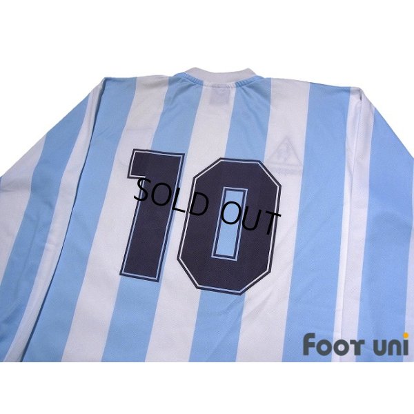 Photo4: Argentina 1986 Home Reprint Long Sleeve Shirt #10