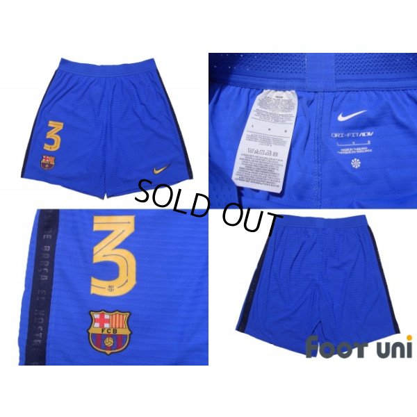 Photo8: FC Barcelona 2021-2022 Third Authentic Shirt #3 Gerard Pique Champions League Patch/Badge Shorts Set