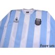 Photo3: Argentina 1986 Home Reprint Long Sleeve Shirt #10