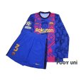 Photo1: FC Barcelona 2021-2022 Third Authentic Shirt #3 Gerard Pique Champions League Patch/Badge Shorts Set (1)