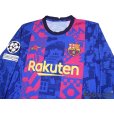 Photo3: FC Barcelona 2021-2022 Third Authentic Shirt #3 Gerard Pique Champions League Patch/Badge Shorts Set