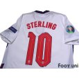 Photo4: England 2020-2021 Home Shirt #10 Raheem Sterling Euro2020 Patch/Badge w/tags