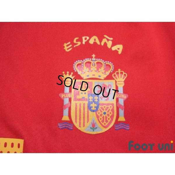 Photo6: Spain Euro 2004 Home Authentic Shirt #7 Raul UEFA Euro 2004 Patch/Badge UEFA Fair Play Patch/Badge