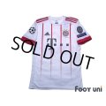 Bayern Munchen 2017-2018 Third Shirt #10 Arjen Robben Champions League Patch/Badge w/tags