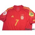 Photo3: Spain Euro 2004 Home Authentic Shirt #7 Raul UEFA Euro 2004 Patch/Badge UEFA Fair Play Patch/Badge