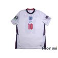 Photo1: England 2020-2021 Home Shirt #10 Raheem Sterling Euro2020 Patch/Badge w/tags (1)