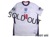 England 2020-2021 Home Shirt #10 Raheem Sterling Euro2020 Patch/Badge w/tags