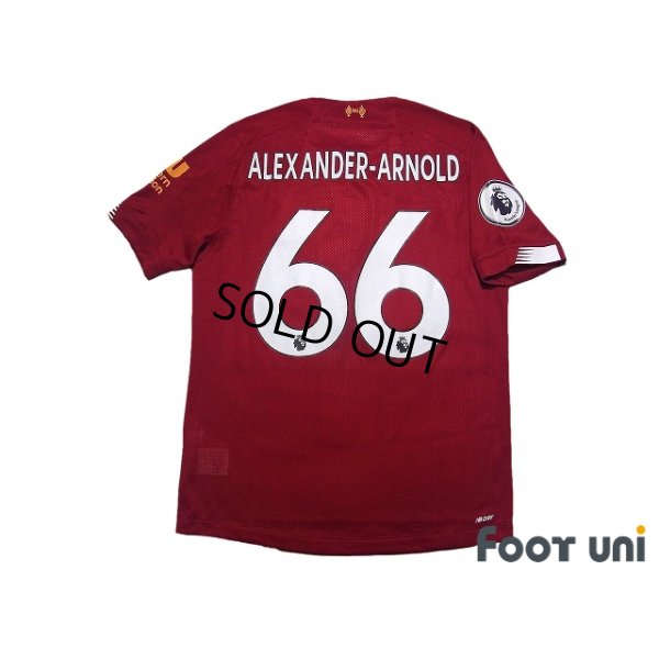 Photo2: Liverpool 2019-2020 Home Shirt and Shorts Set #66 Alexander-Arnold Premier League Patch/Badge