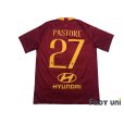 Photo2: AS Roma 2018-2019 Home Shirt #27 Javier Pastore (2)