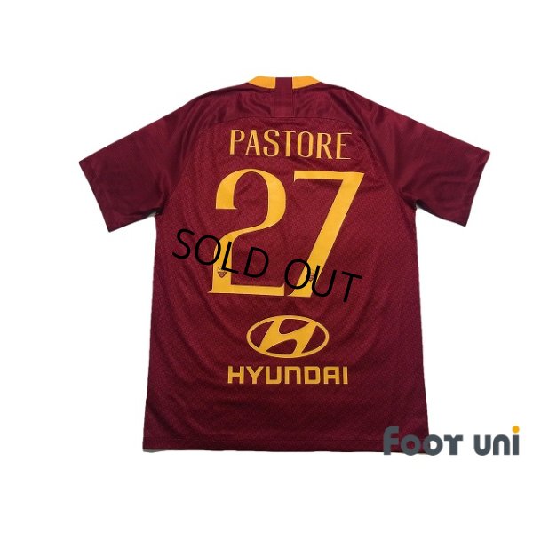 Photo2: AS Roma 2018-2019 Home Shirt #27 Javier Pastore