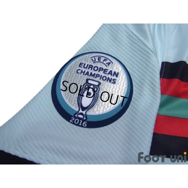 Photo7: Portugal Euro 2020-2021 Away Shirt #7 Cristiano Ronaldo Euro2016 Champions Patch/Badge w/tags