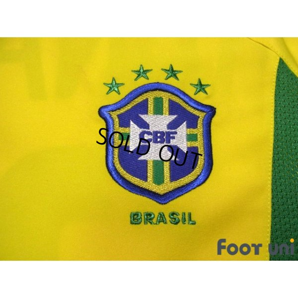 Photo6: Brazil 2002 Home Shirt #11 Ronaldinho 2002 FIFA World Cup Korea Japan Patch/Badge