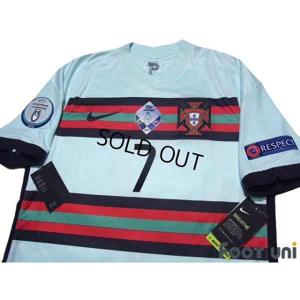 Photo3: Portugal Euro 2020-2021 Away Shirt #7 Cristiano Ronaldo Euro2016 Champions Patch/Badge w/tags