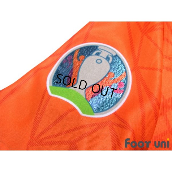 Photo7: Netherlands Euro 2020-2021 Home Shirt #21 Frenkie de Jong UEFA Euro 2020 Patch/Badge w/tags