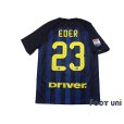 Photo2: Inter Milan 2016-2017 Home Shirt #23 Eder Citadin Martins w/tags (2)